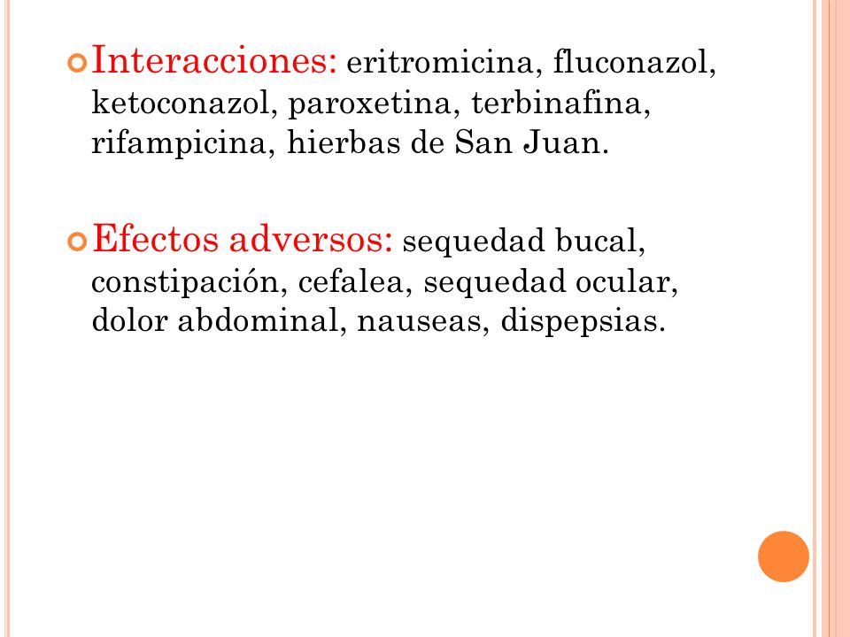 Efectos de fluconazol